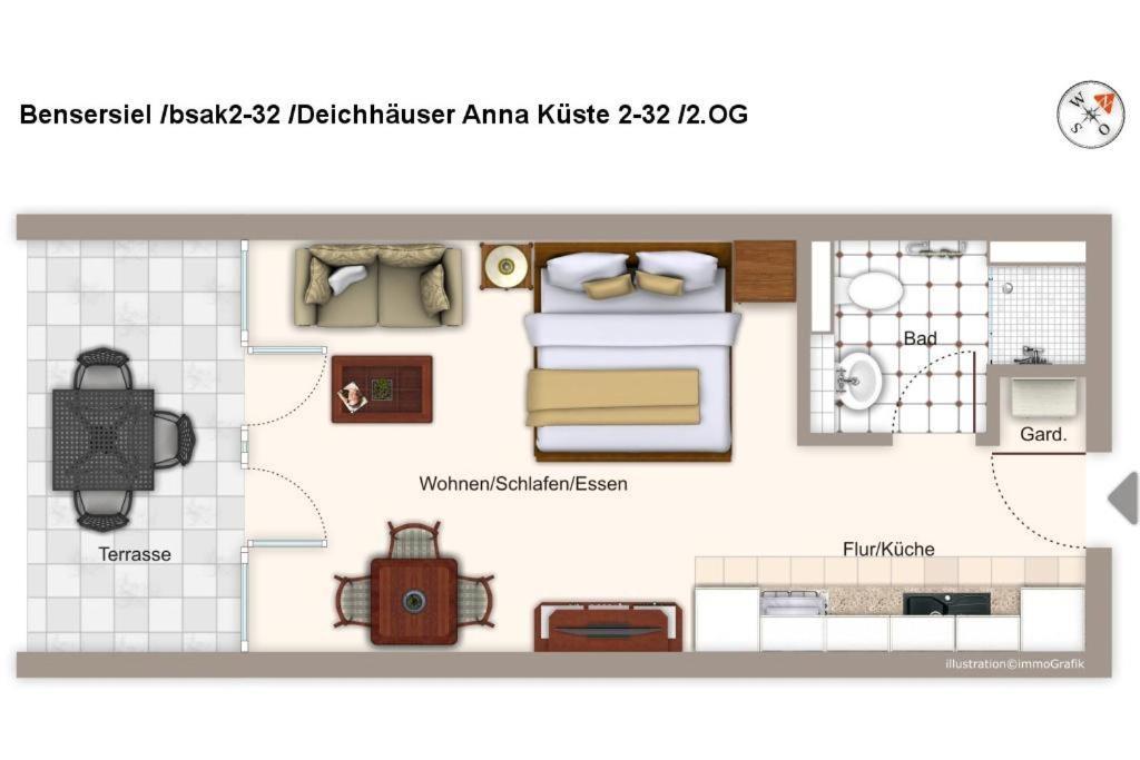 Deichhaeuser Anna Kueste Deichhaeuser Anna Kueste 2-32 Bensersiel Eksteriør bilde